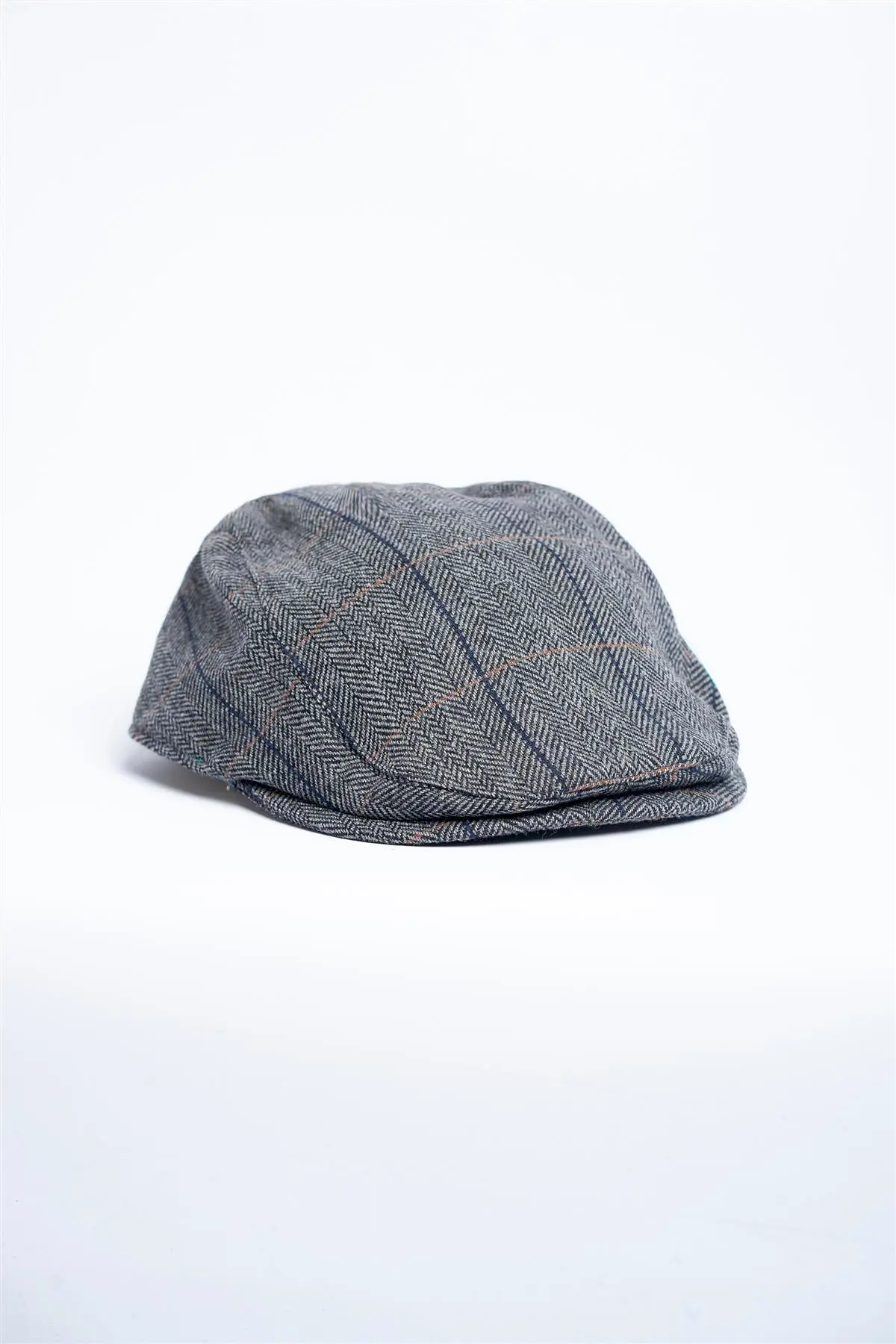 Albert Brown Tweed Check Flat Cap