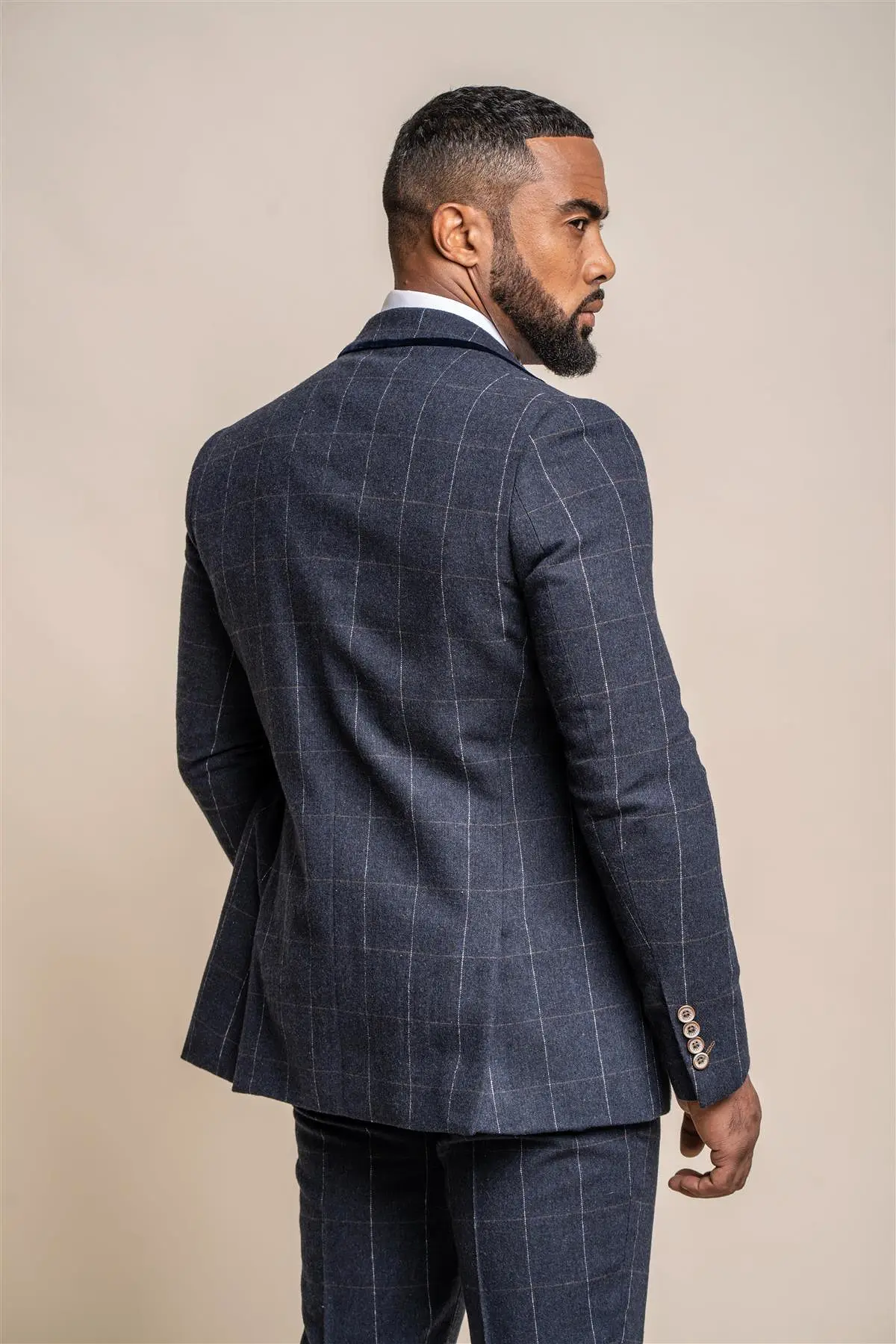 Angels Navy Check Blazer