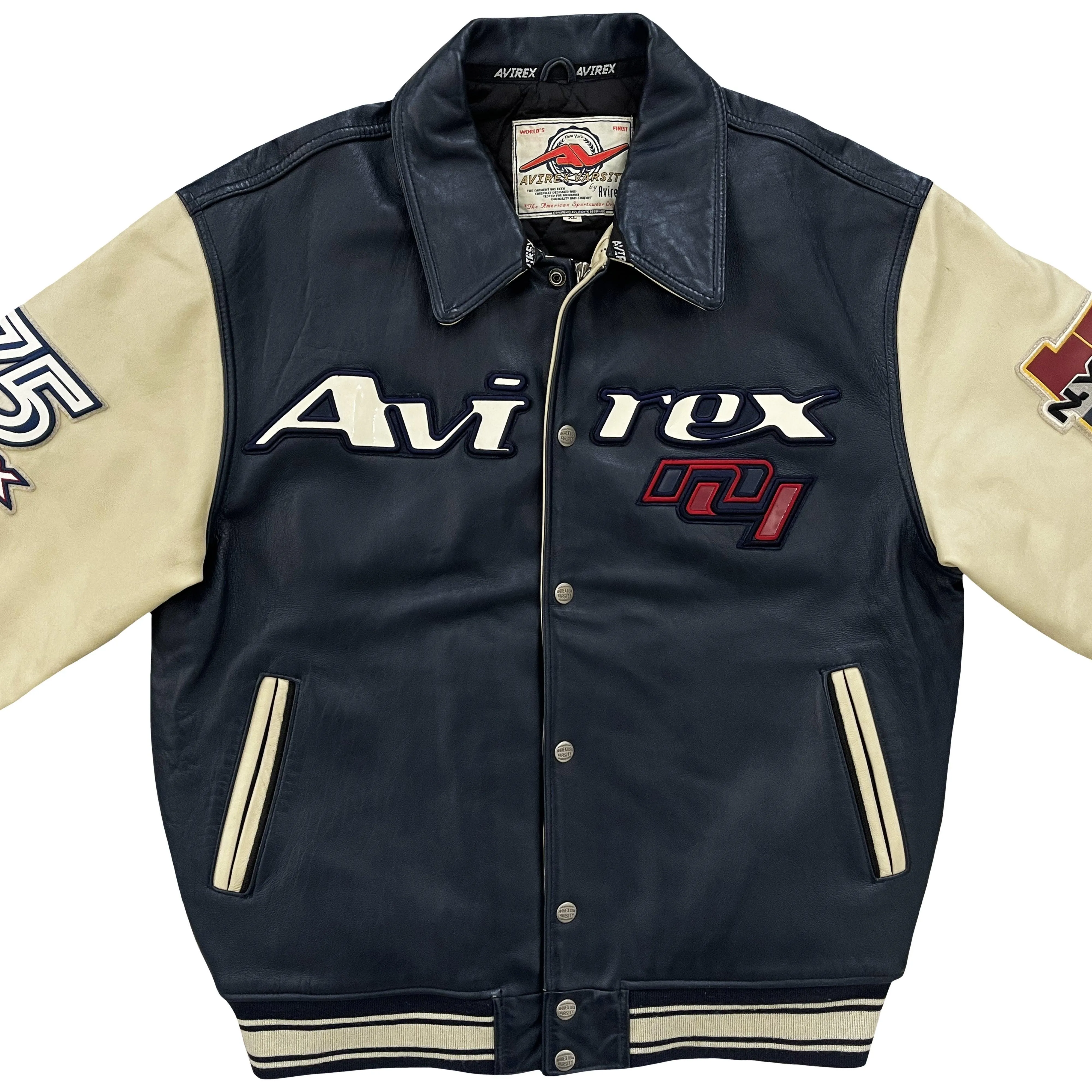 Avirex Leather Varsity Jacket