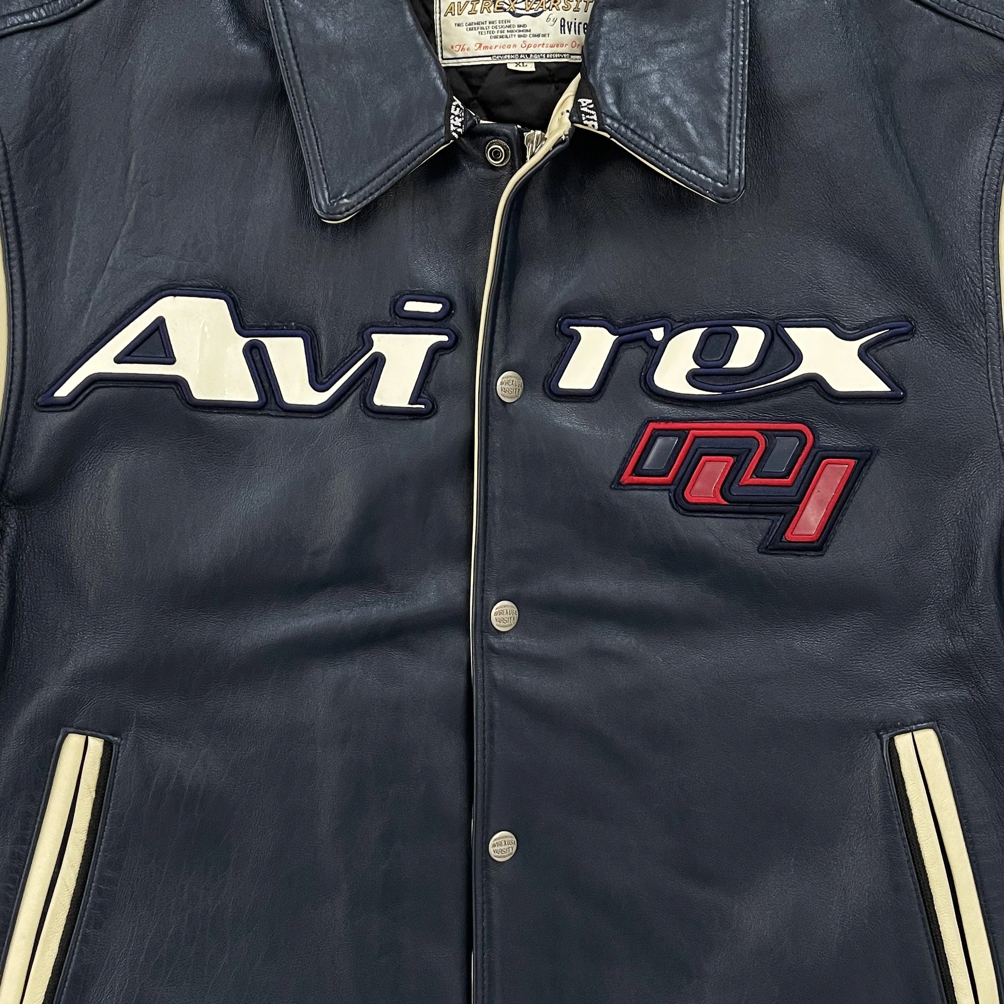 Avirex Leather Varsity Jacket