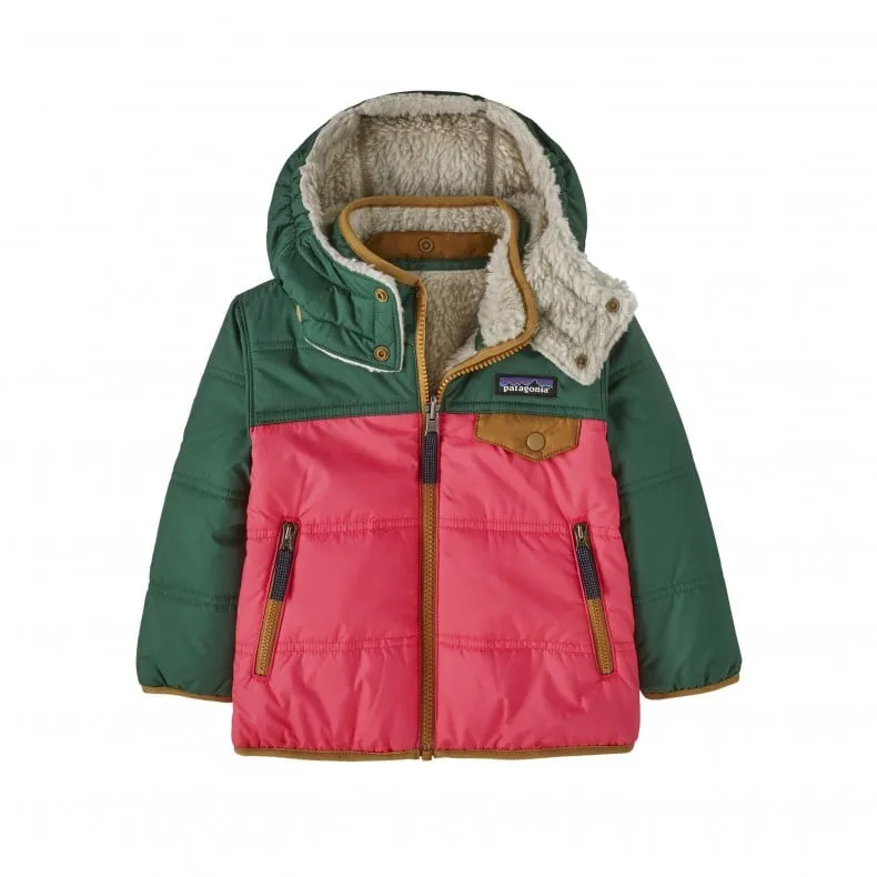 Baby Patagonia Reversible Tribbles Hoody (Sierra Pink)