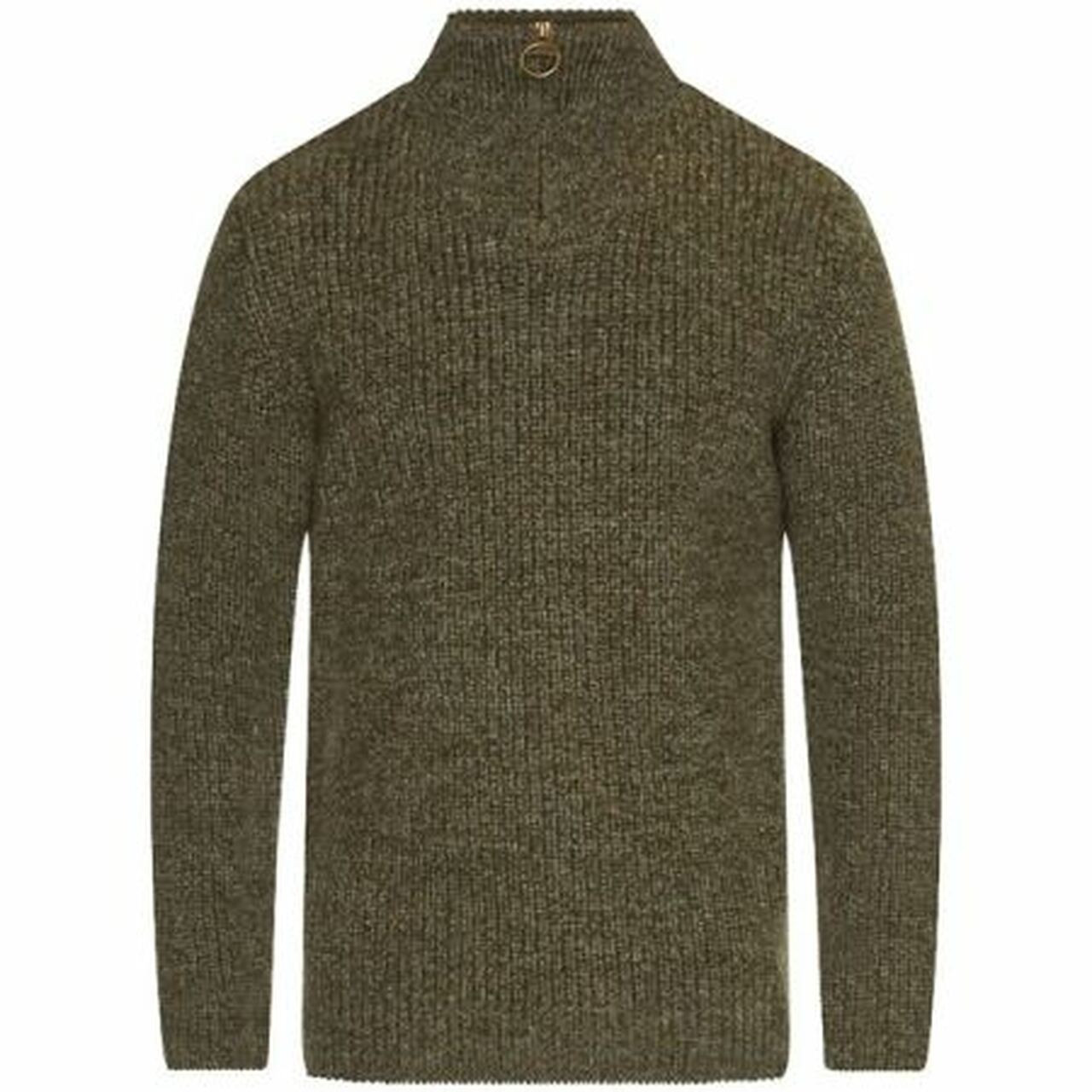 Barbour Tyne Half Zip Jumper Tweed