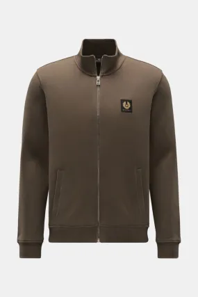 BELSTAFF sweat jacket 'Zip Through' brown