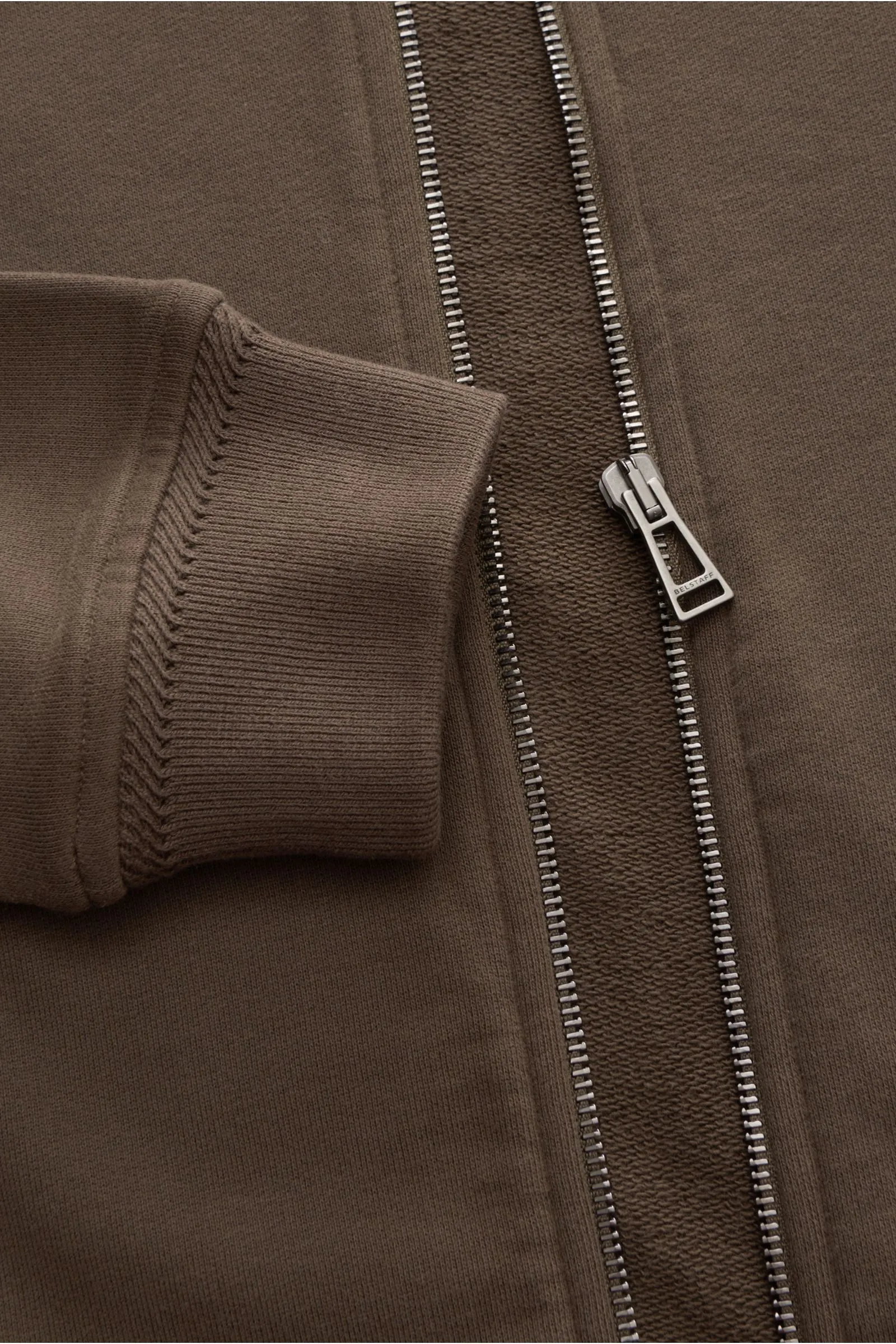 BELSTAFF sweat jacket 'Zip Through' brown