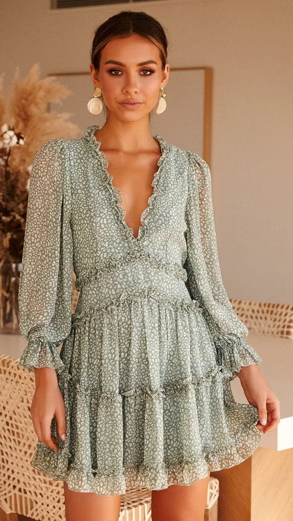 Blair Long Sleeve Summer Dress