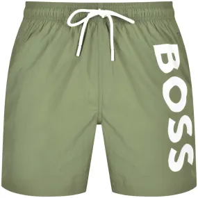 BOSS Octopus Swim Shorts Khaki