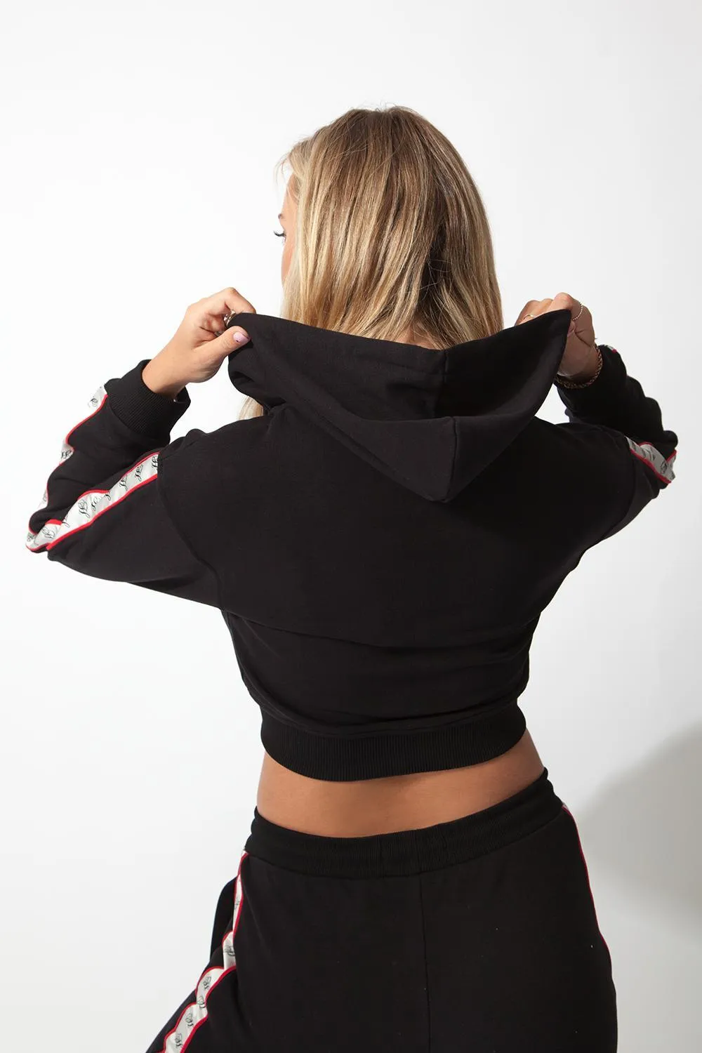 Brooklyn Zip Through Tape Hoodie