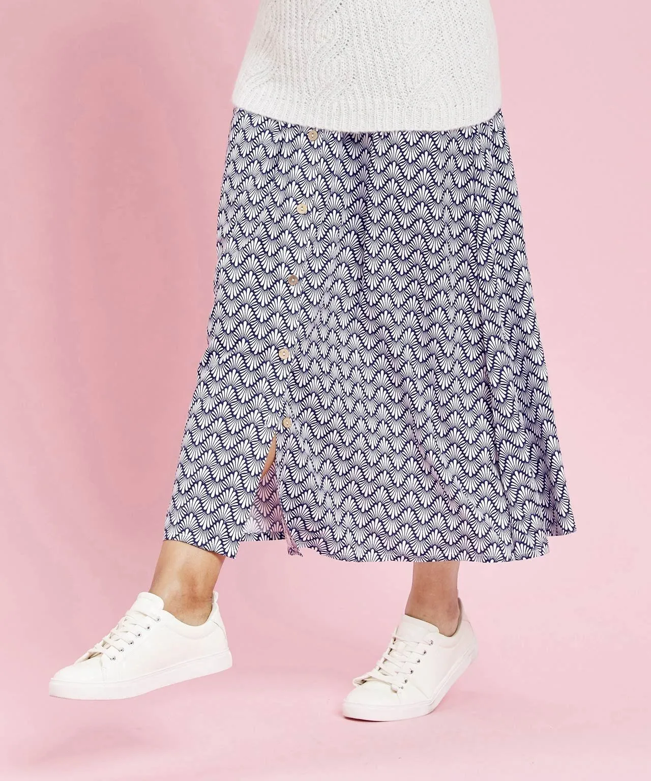 Button-through Skirt