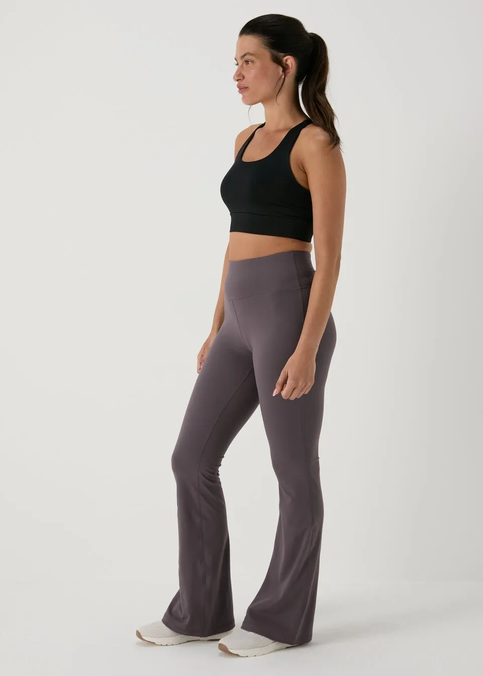 Charcoal Souluxe Flare Leggings