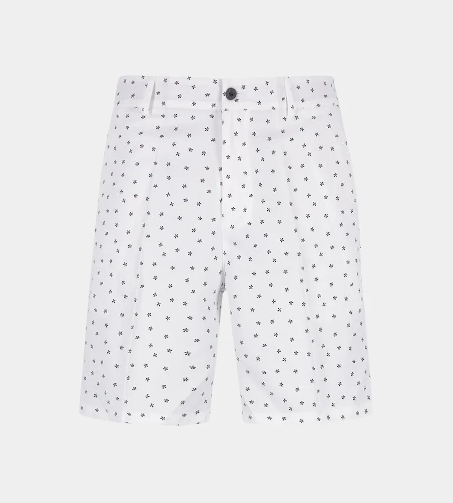 CLIMA BLOSSOM SHORTS - WHITE