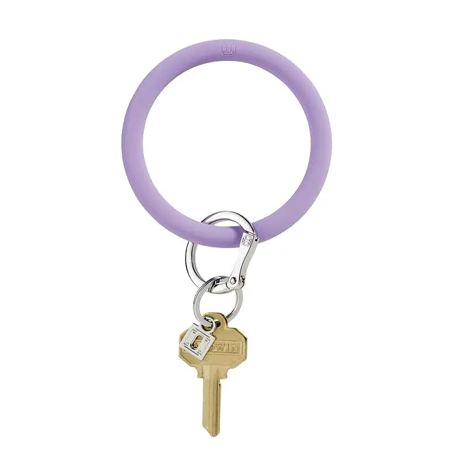 Confetti Silicone Big O Key Ring - (multiple colors)