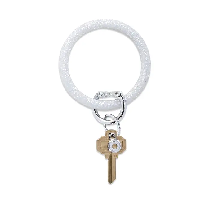 Confetti Silicone Big O Key Ring - (multiple colors)