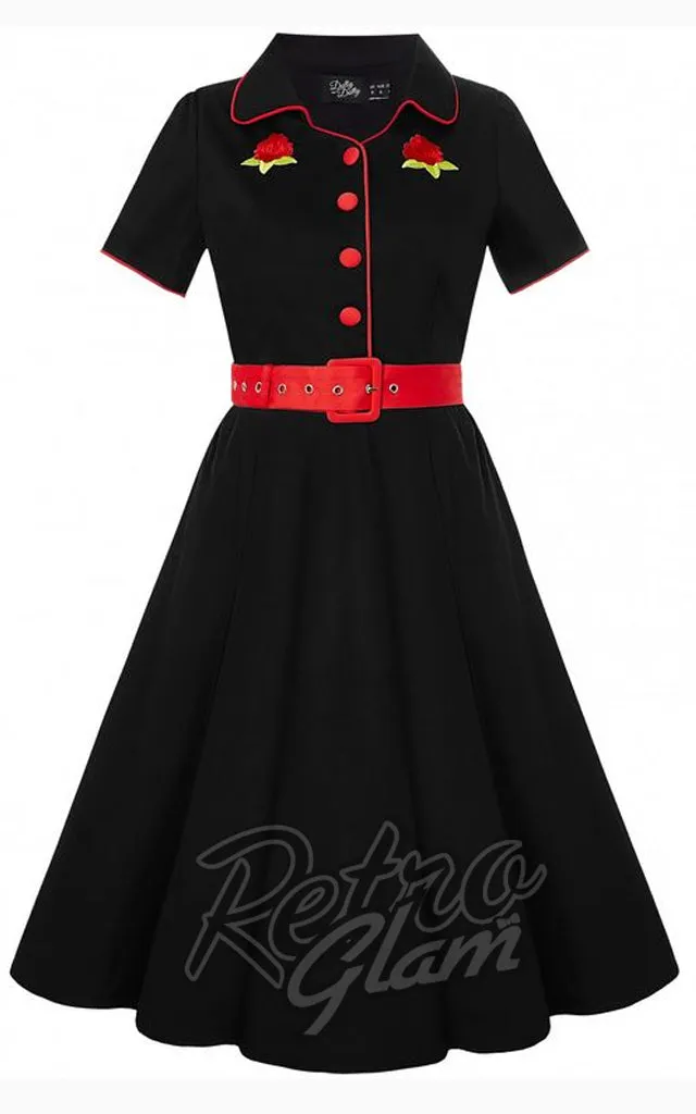 Dolly and Dotty Sherry Rockabilly Diner Dress