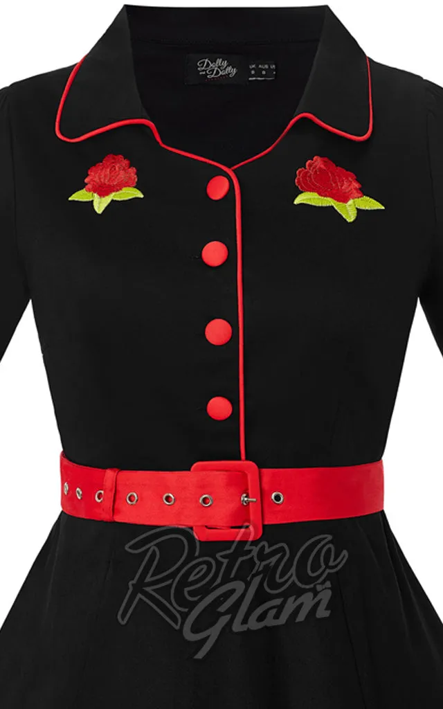 Dolly and Dotty Sherry Rockabilly Diner Dress