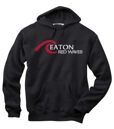 Eaton Red Waves Cotton Team Hoody