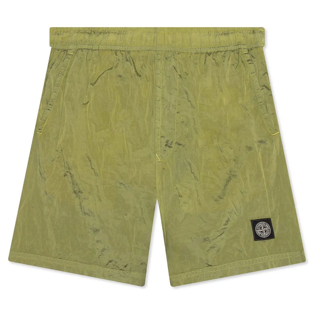 Econyl Regenerated Nylon Swim Trunks - Lemon