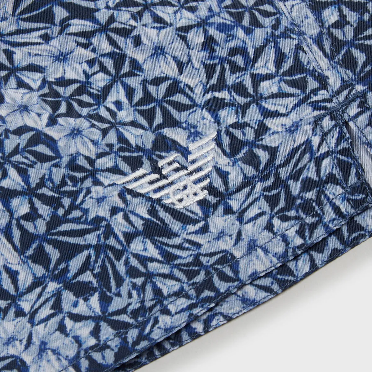 Emporio Armani - SeaWorld Print Swim Short in Blue