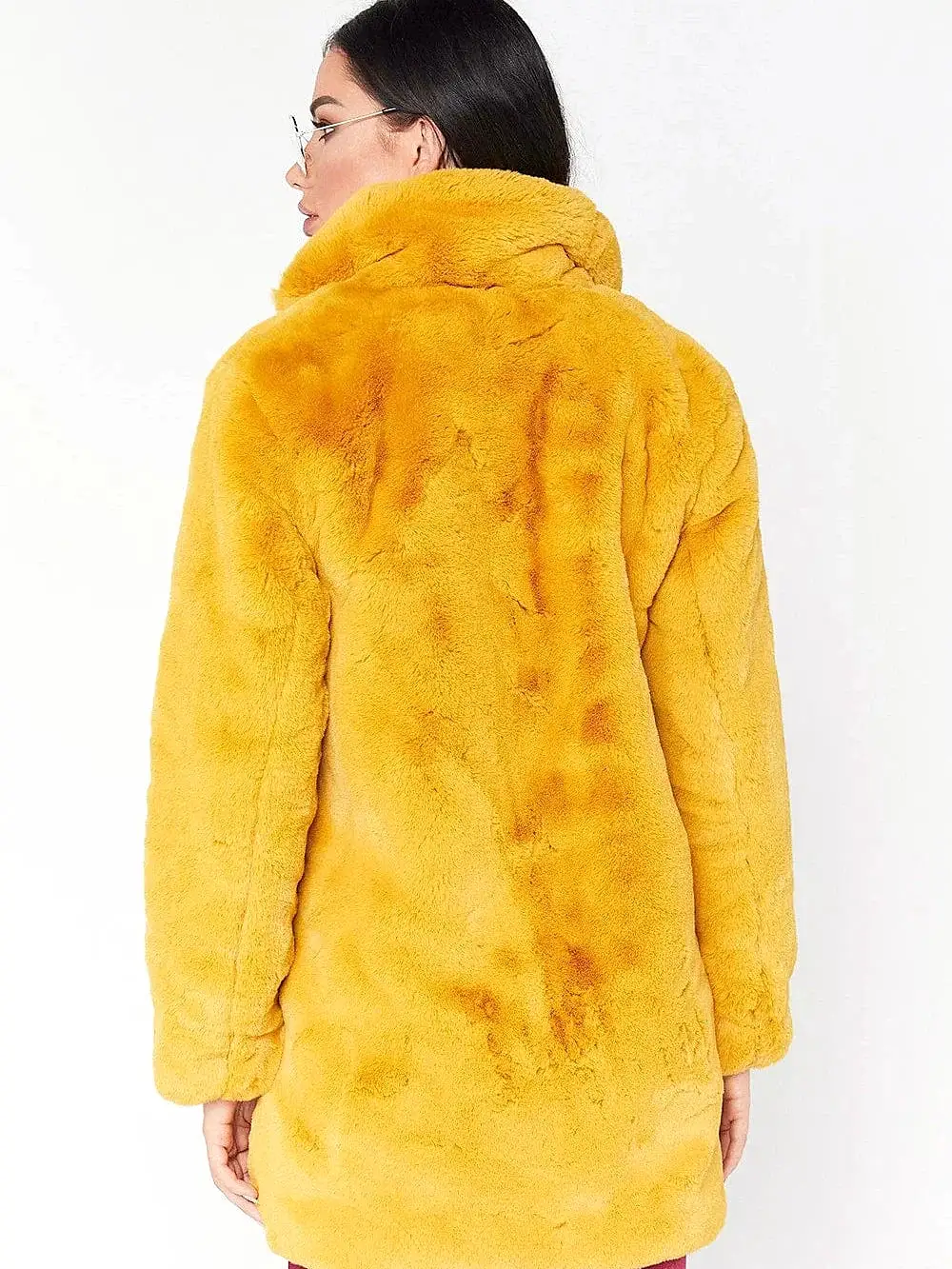 Faux Fur Christmas Coat for Women - Multiple Colors & Sizes / Warm