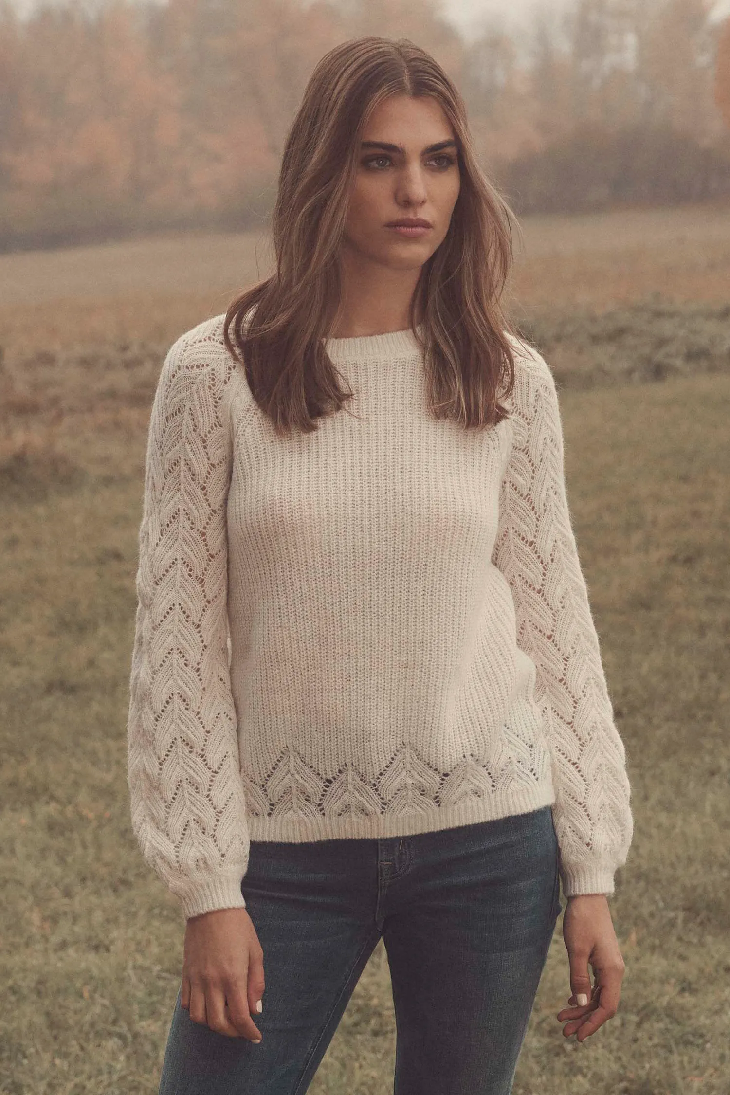 Floral Lace Sweater