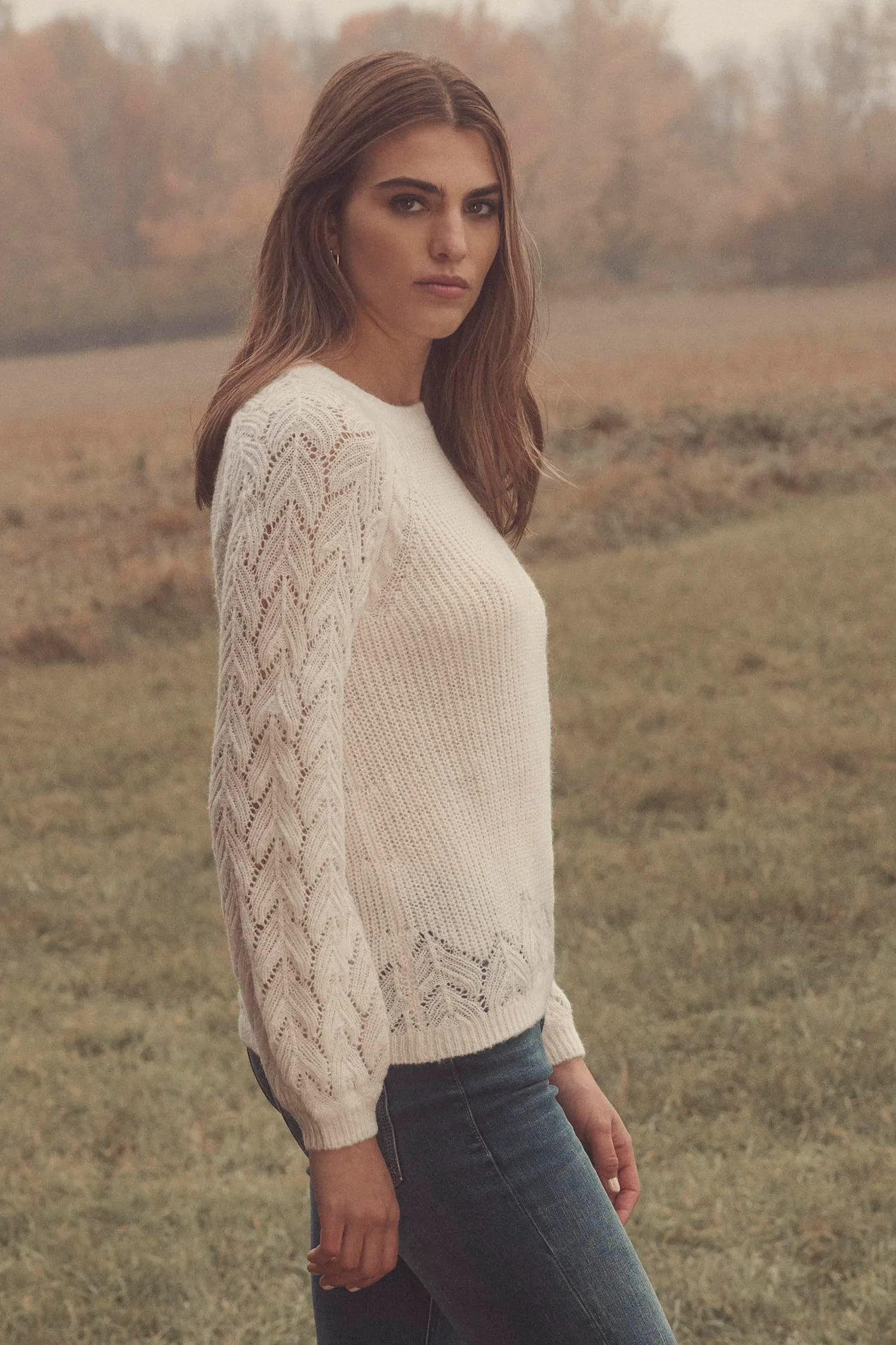 Floral Lace Sweater