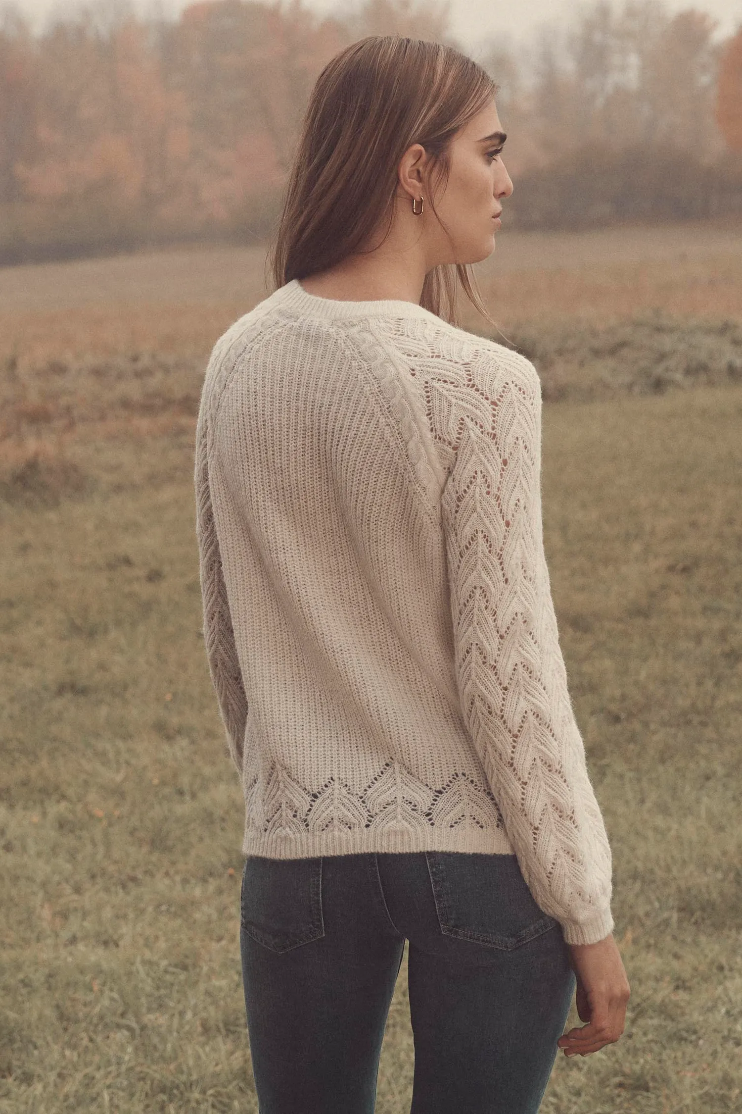 Floral Lace Sweater