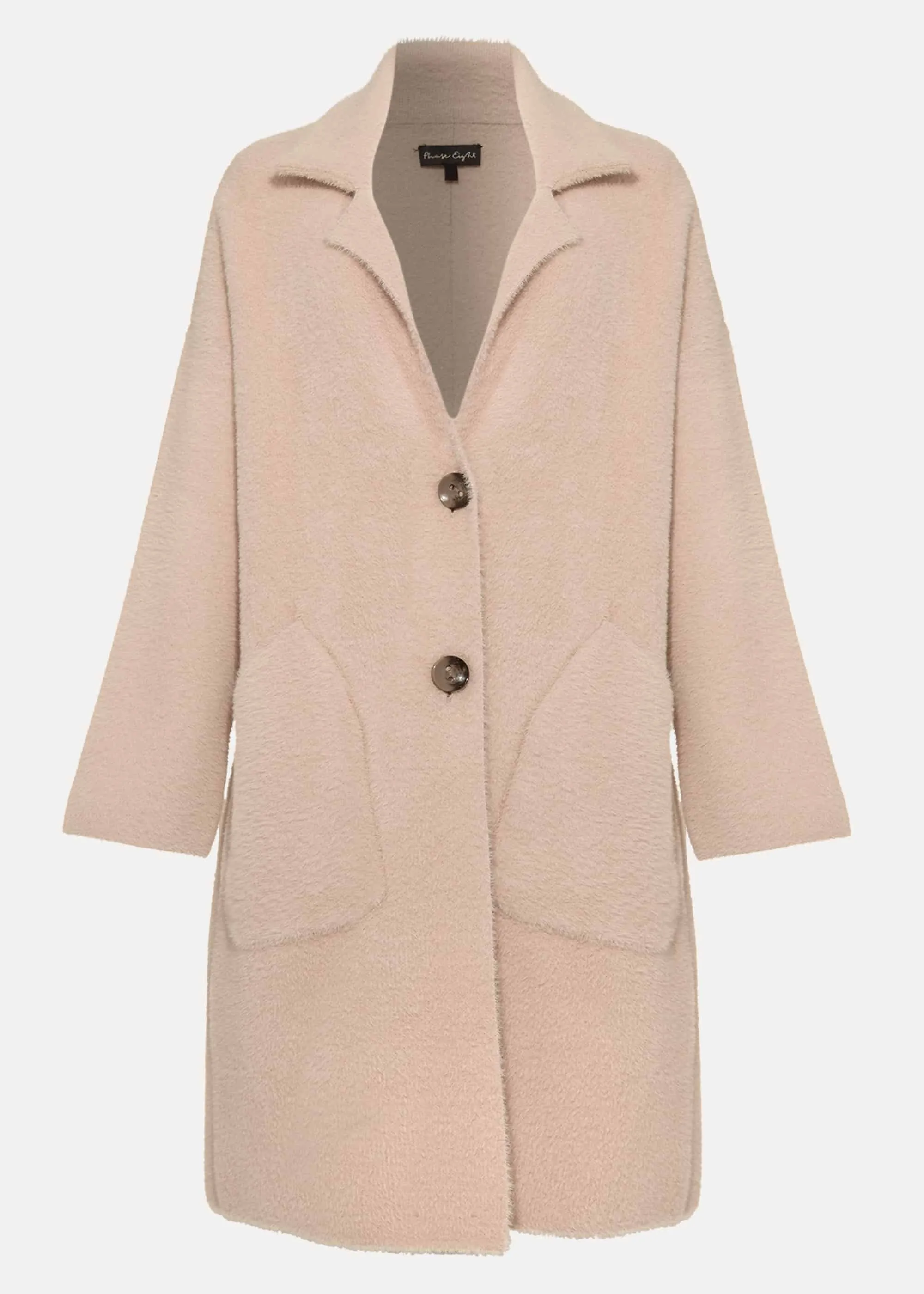 Floressa Fluffy Knit Coat