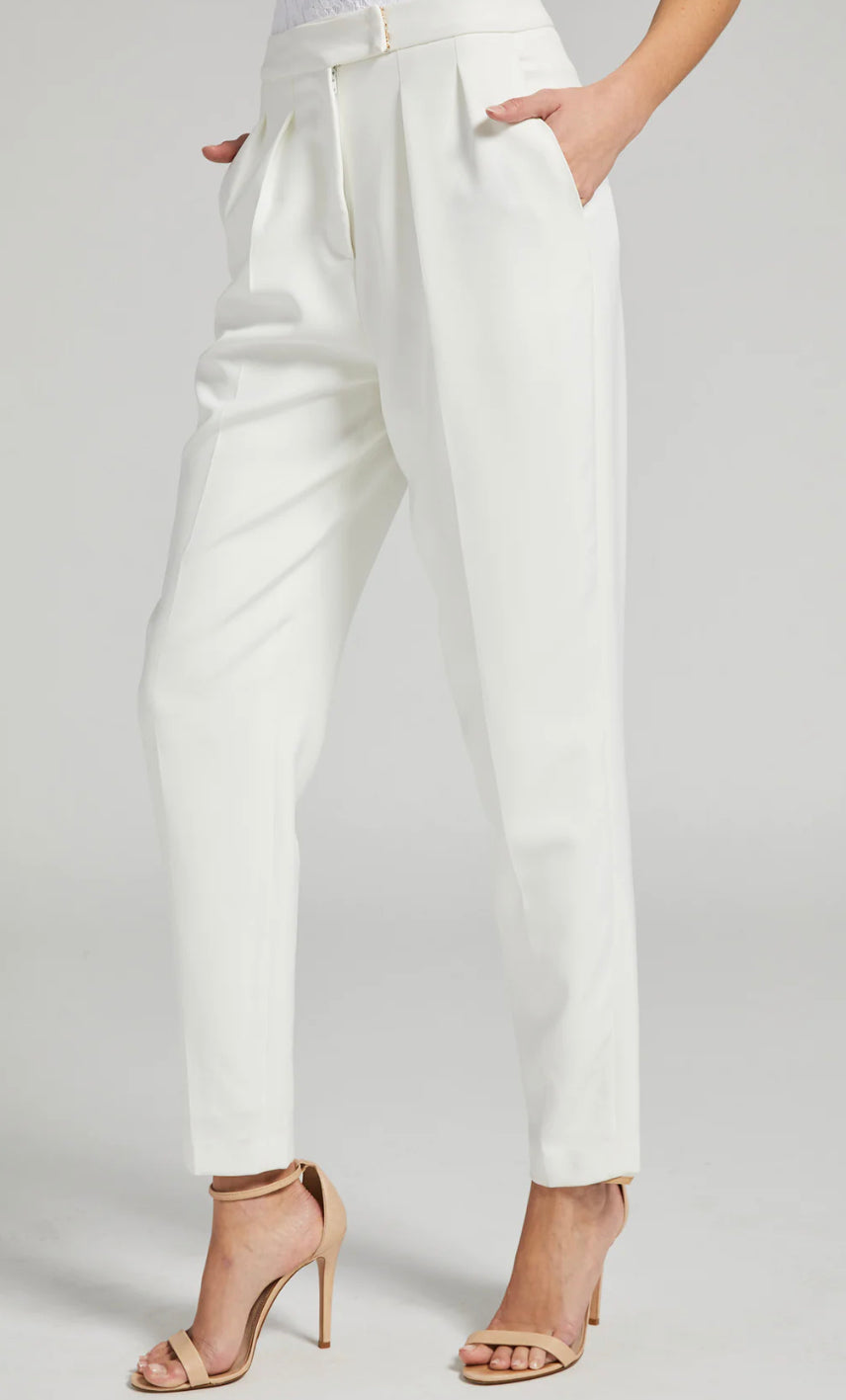 Generation Love - Jenise Crepe Pant - White