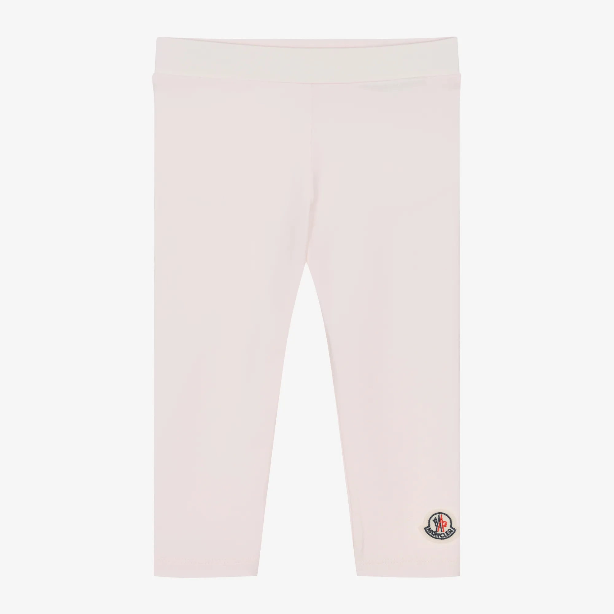 Girls Pink Cotton Leggings