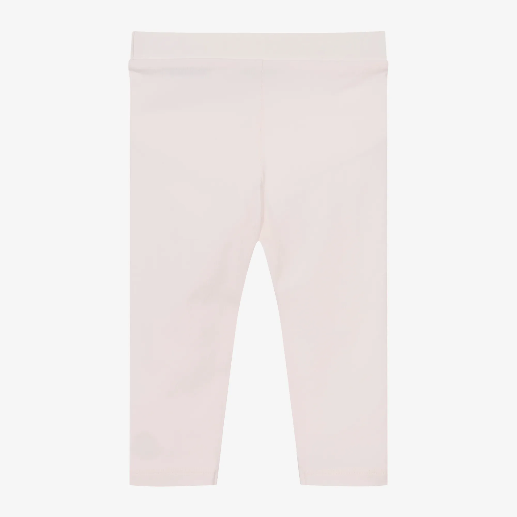 Girls Pink Cotton Leggings