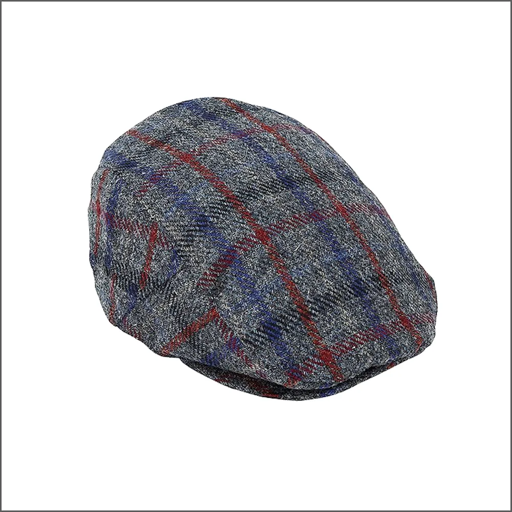 Harris Tweed Scarista check Cap>>