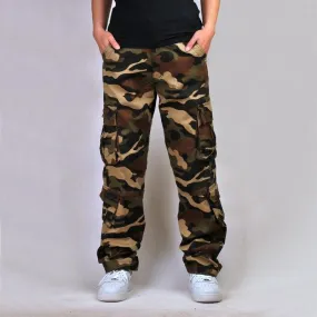 Hip Hop Casual Unisex Multi-pocket Cargo Pants Trousers Joggers