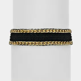 iLLASPARKZ Metal chain knit bracelet