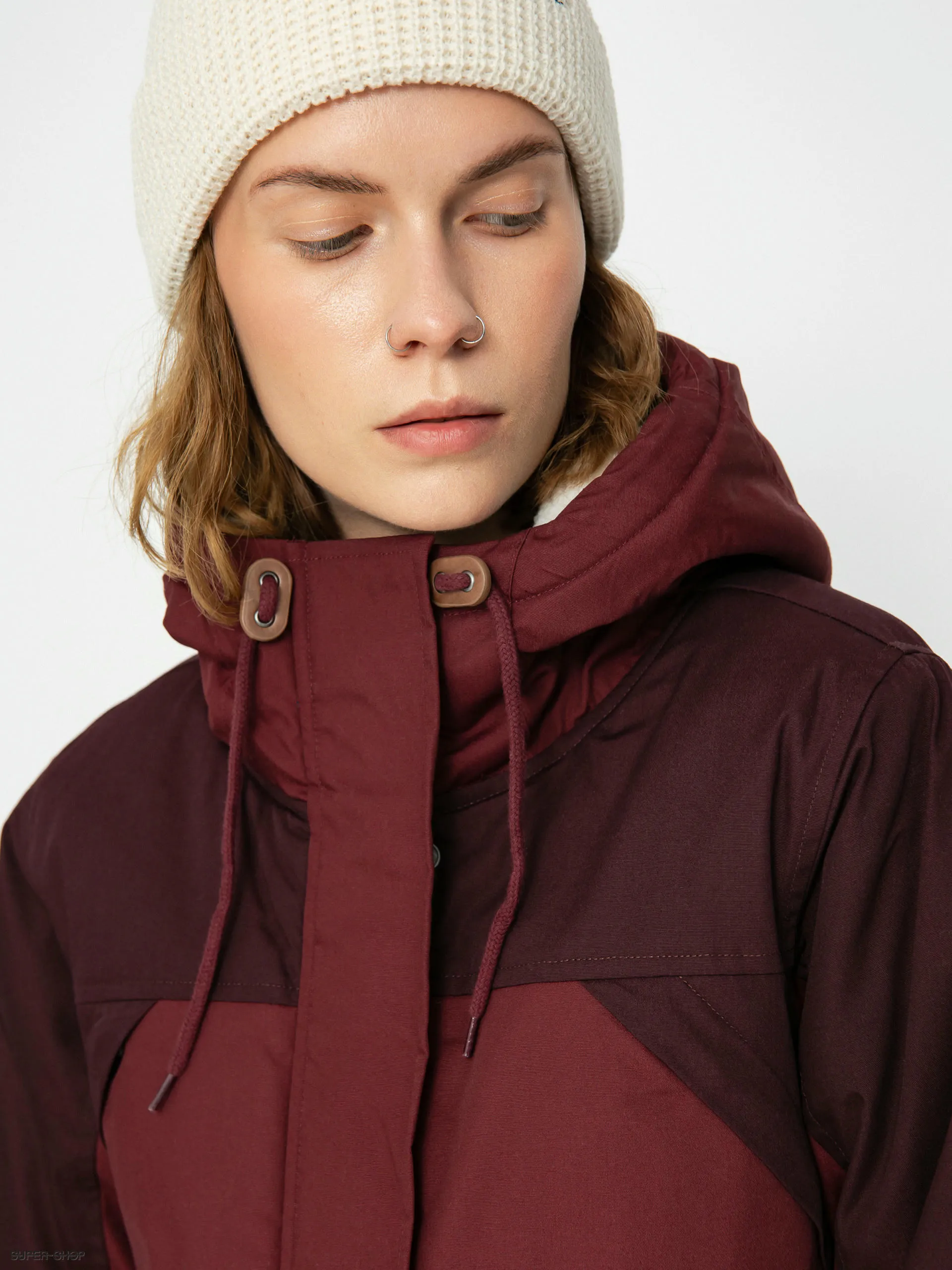 Iriedaily Mountie Jacket Wmn (maroon)