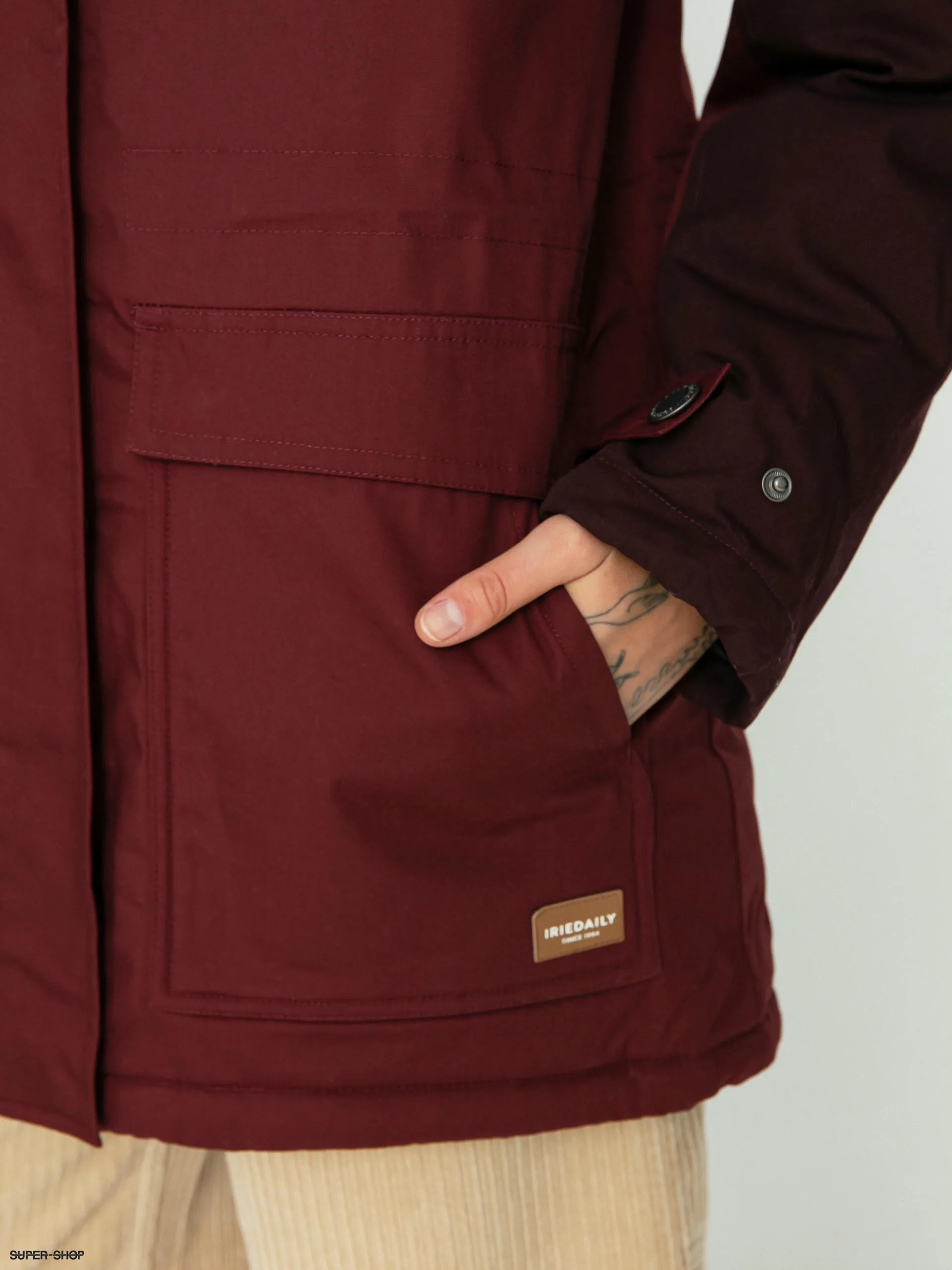 Iriedaily Mountie Jacket Wmn (maroon)