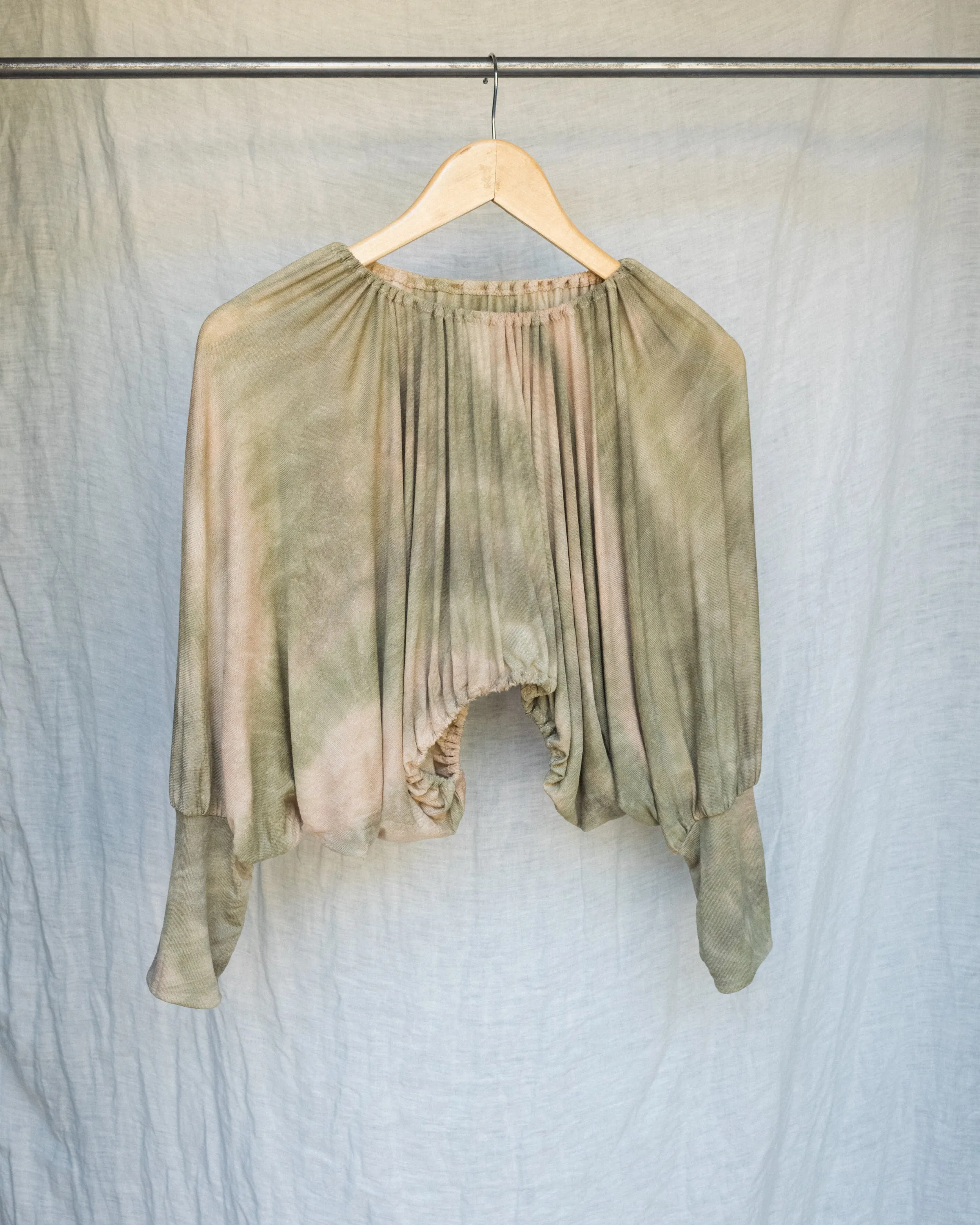 Jane Tie Dye Top in Green