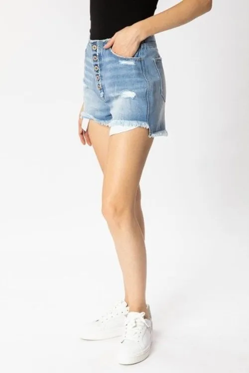 Kancan High Rise Mom Shorts