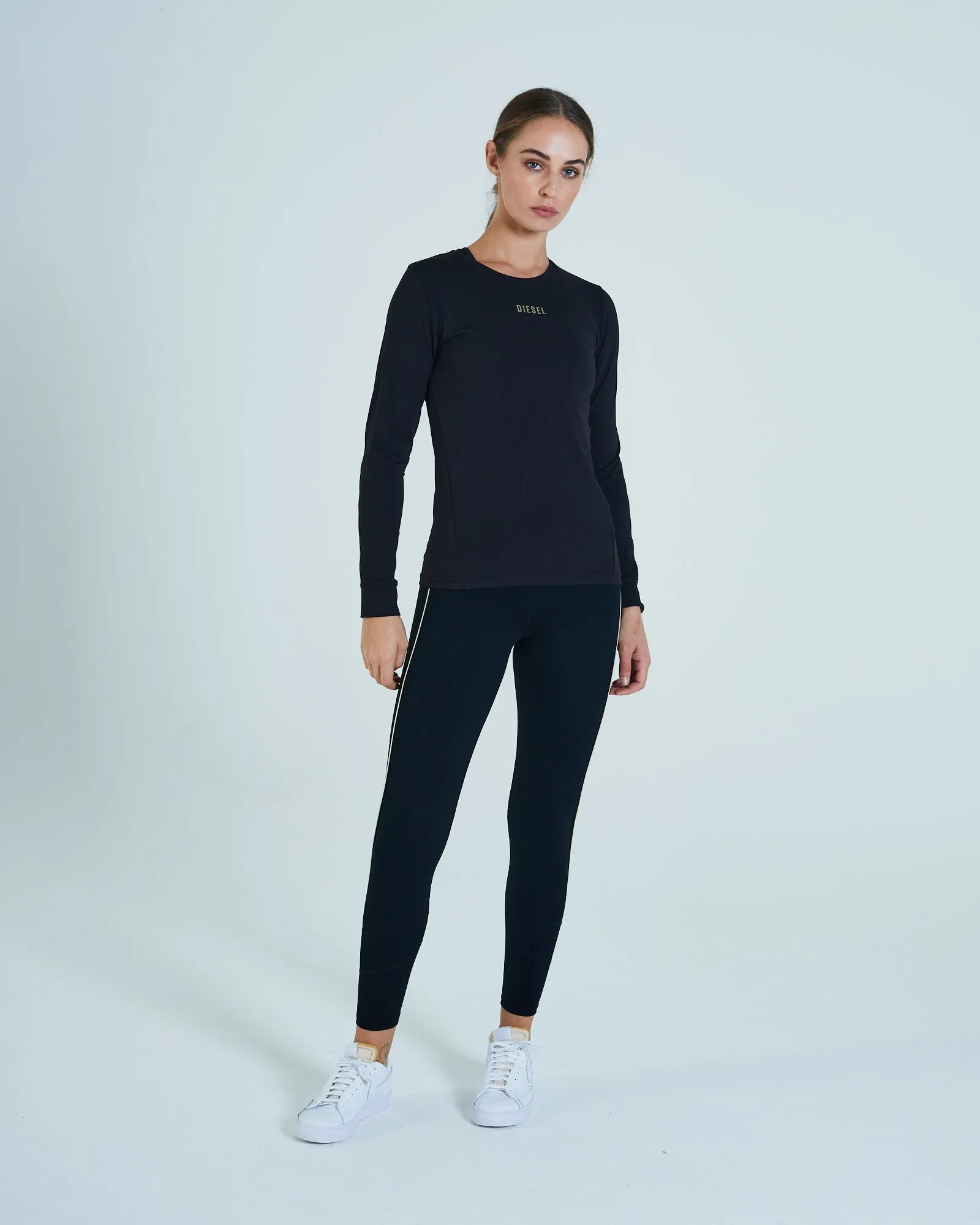 Kat Long Sleeve Top Black