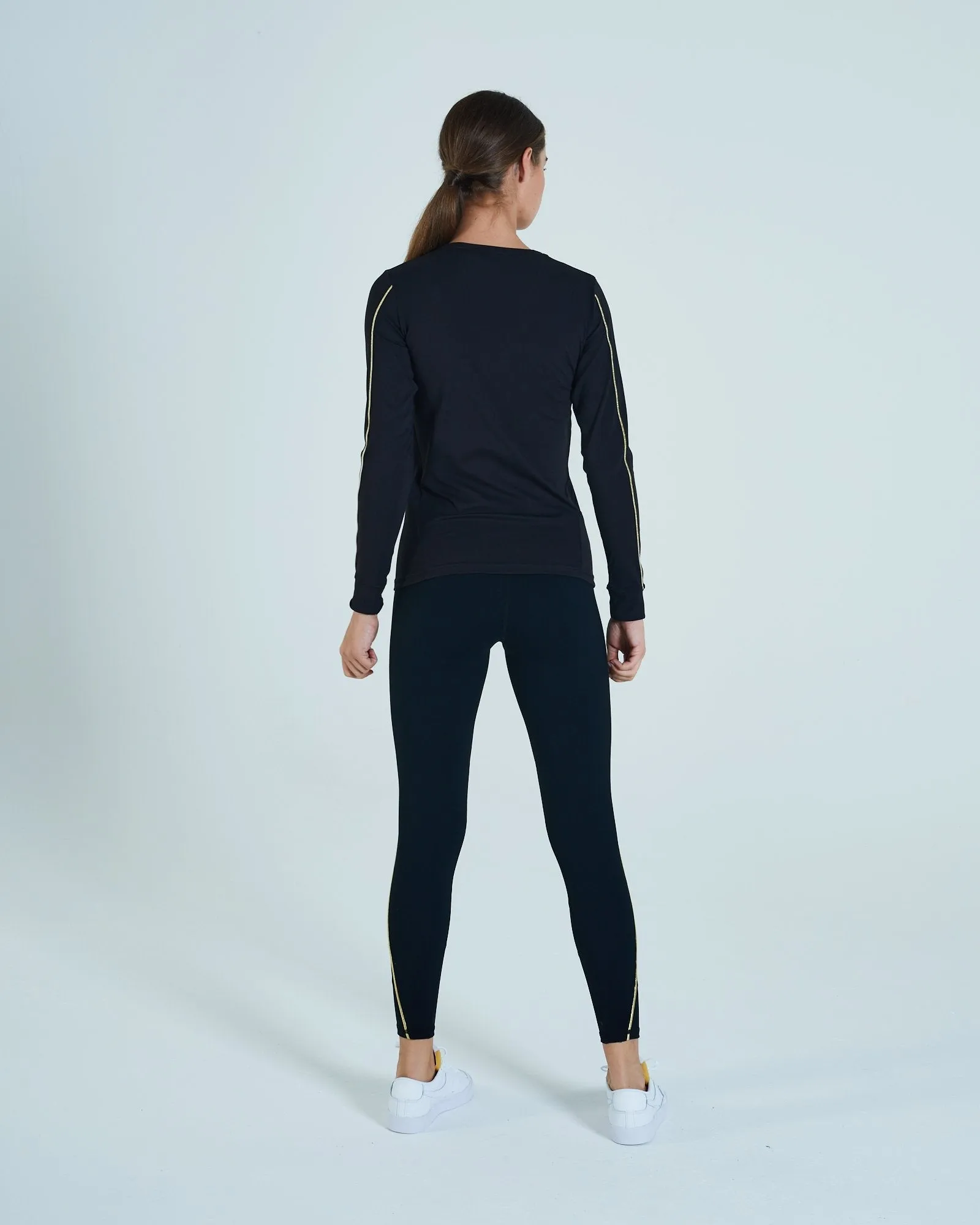 Kat Long Sleeve Top Black