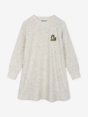 KENZO Girls Kotora Sweater Dress in Ivory