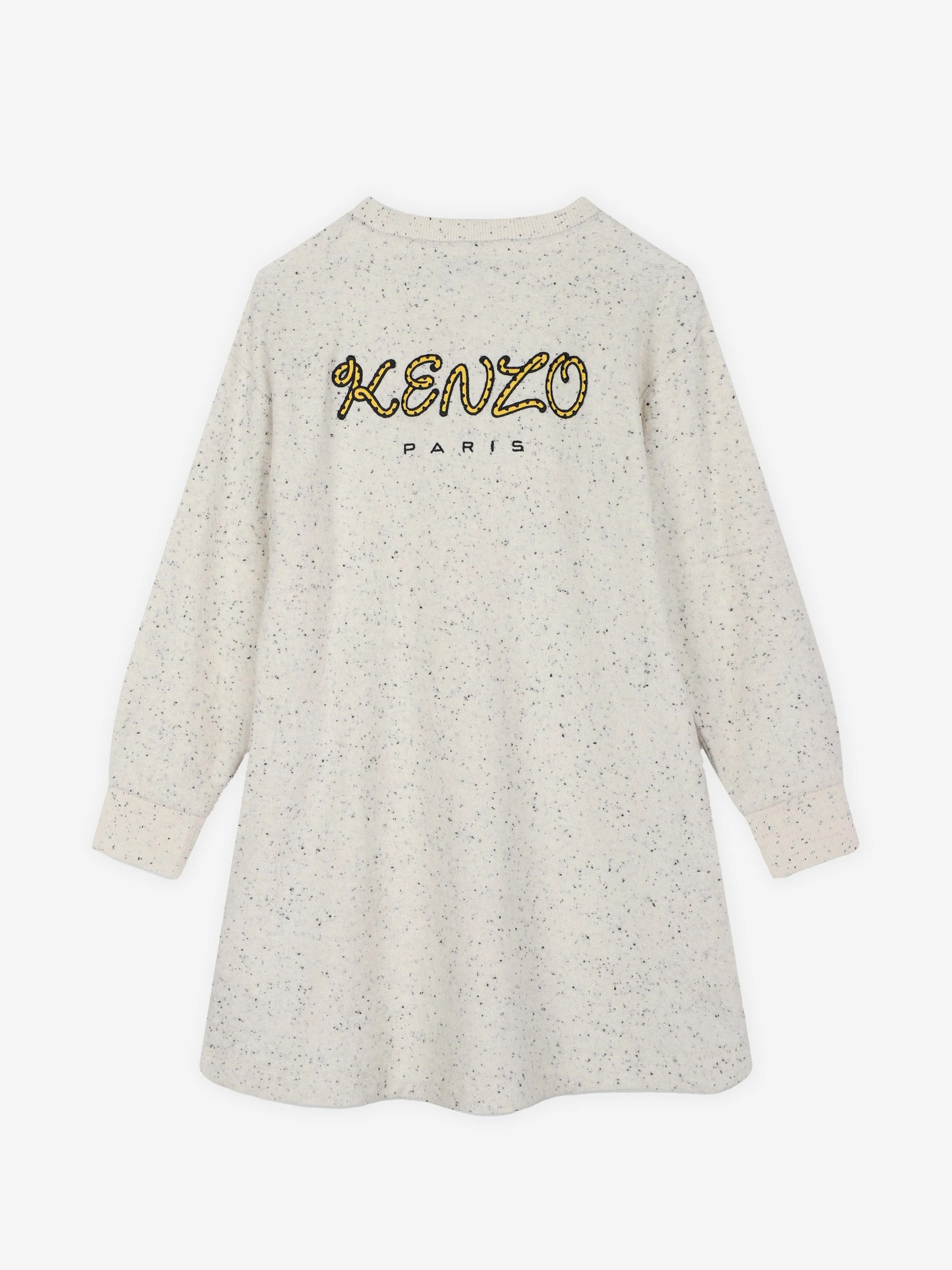 KENZO Girls Kotora Sweater Dress in Ivory