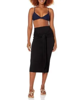 La Blanca Tie Front Wrap Skirt Swim Cover Up