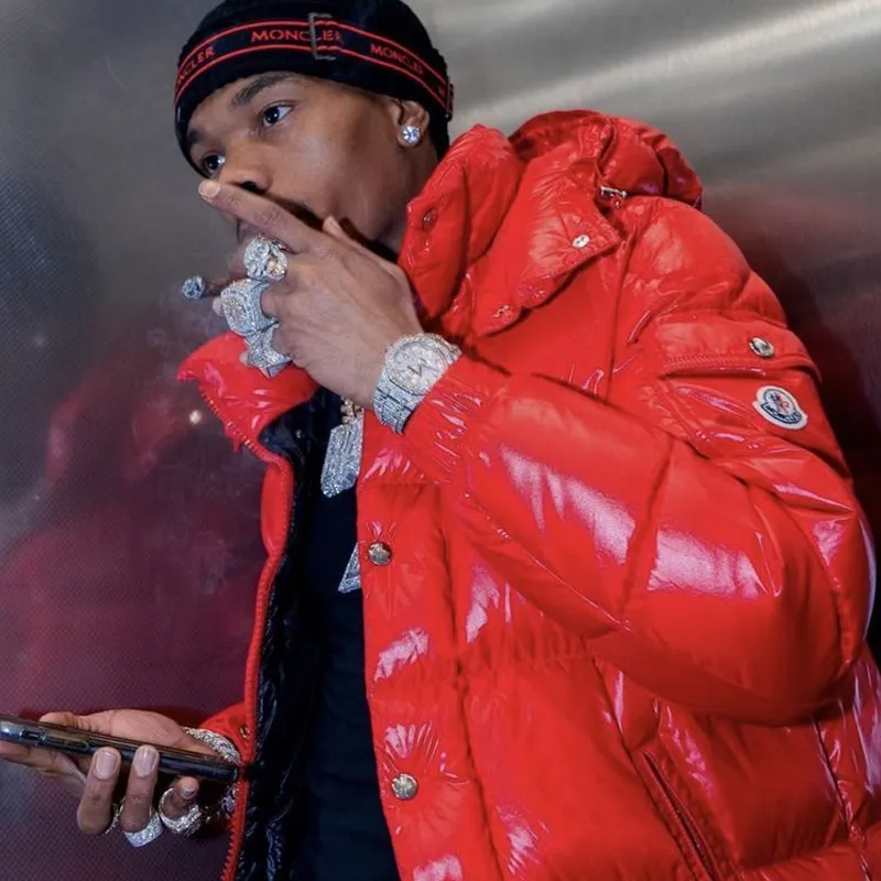 Lil Durk Red Jacket - William Jacket