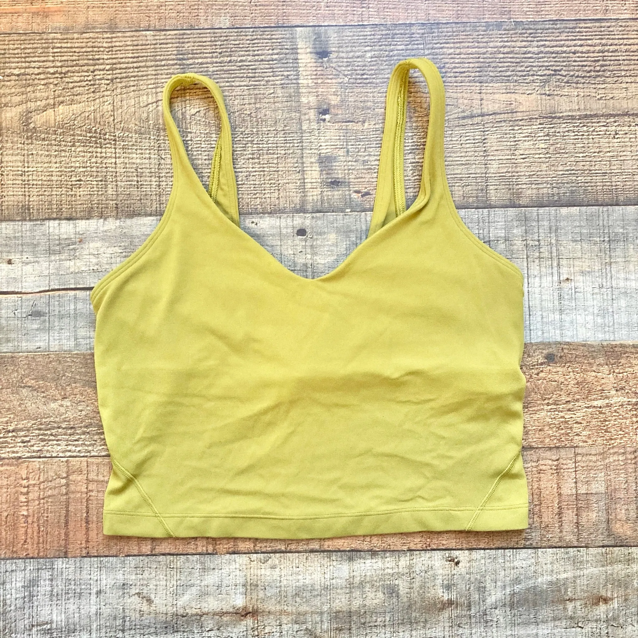 Lululemon Green Sports Bra- Size 8 (no pads included)