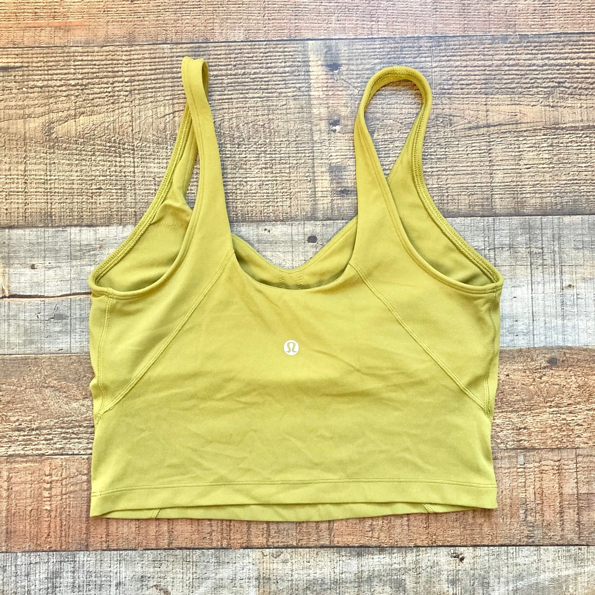 Lululemon Green Sports Bra- Size 8 (no pads included)