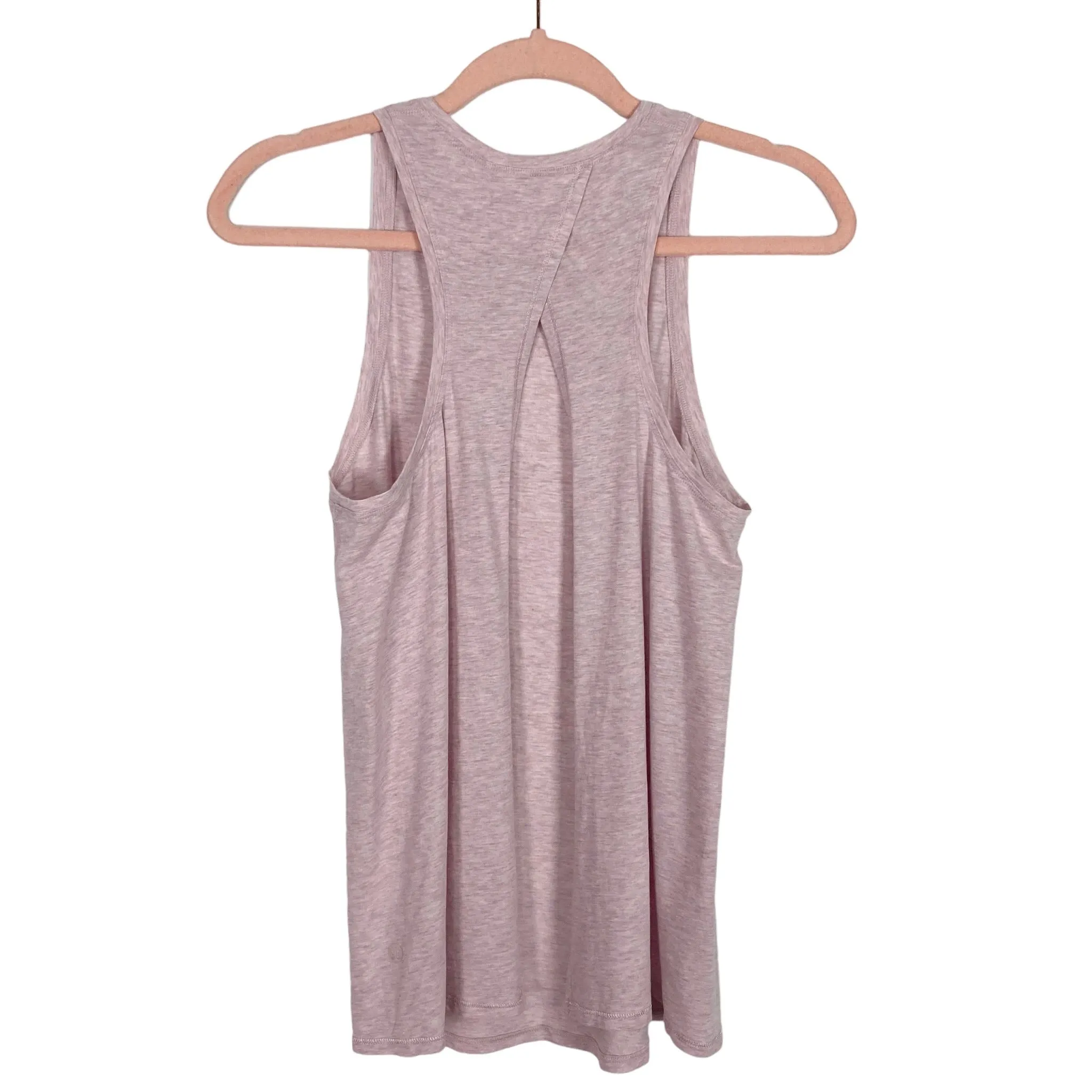 Lululemon Light Pink/Light Purple Space Dye Exposed Back Tank- Size ~M (see notes)