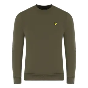 Lyle & Scott Ripstop Panel Green Sweater