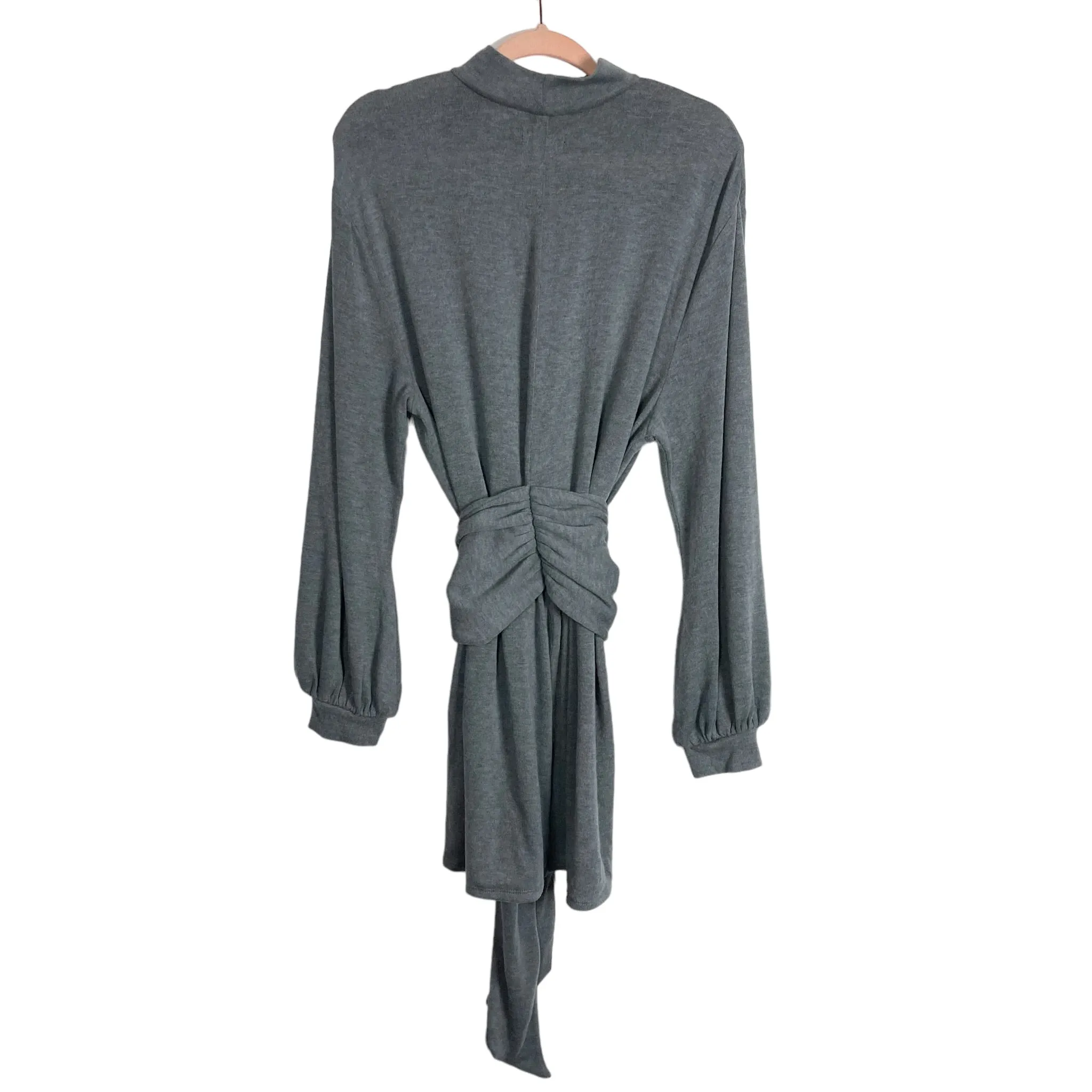 Majorelle Grey Mock Neck Sweater Dress- Size M