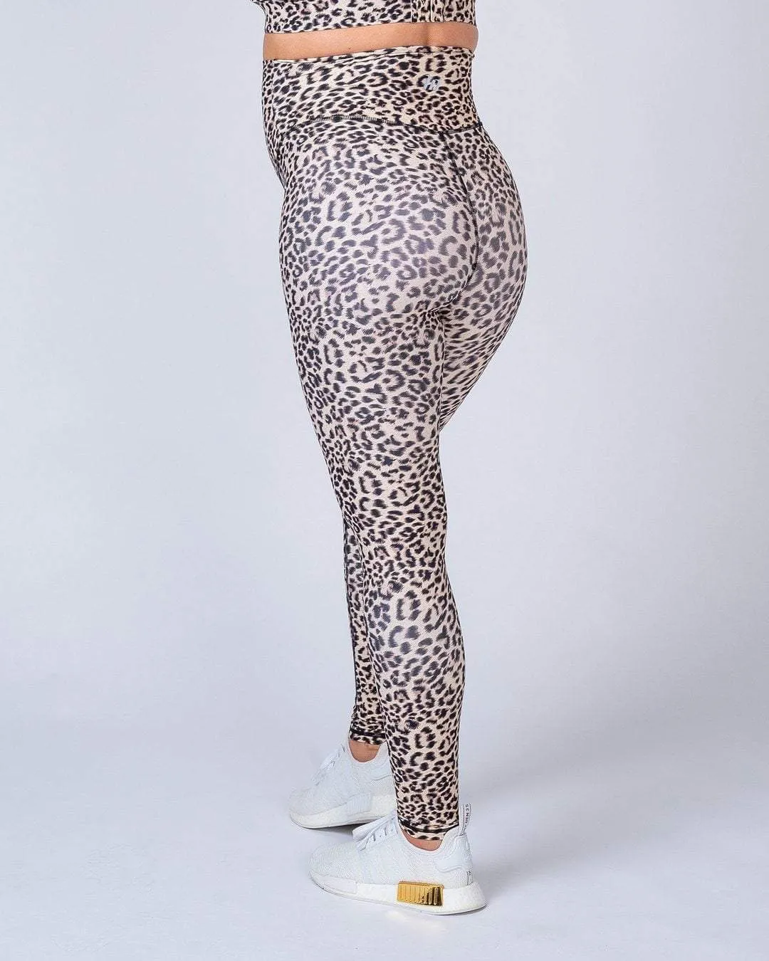 Maternity Leggings - Yellow Leopard