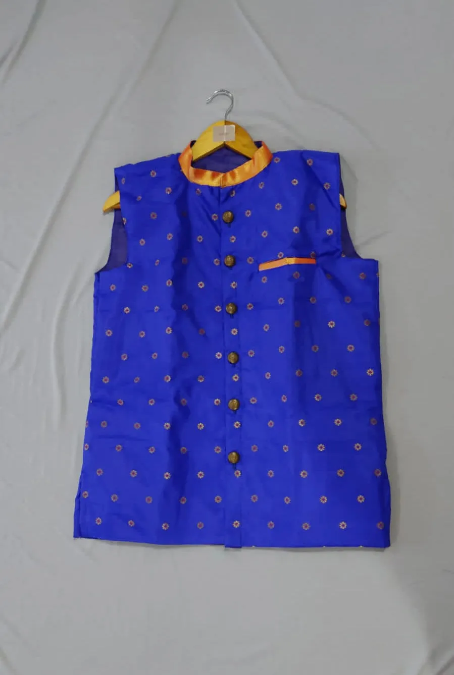 Men’s premium paithani jacket - blue