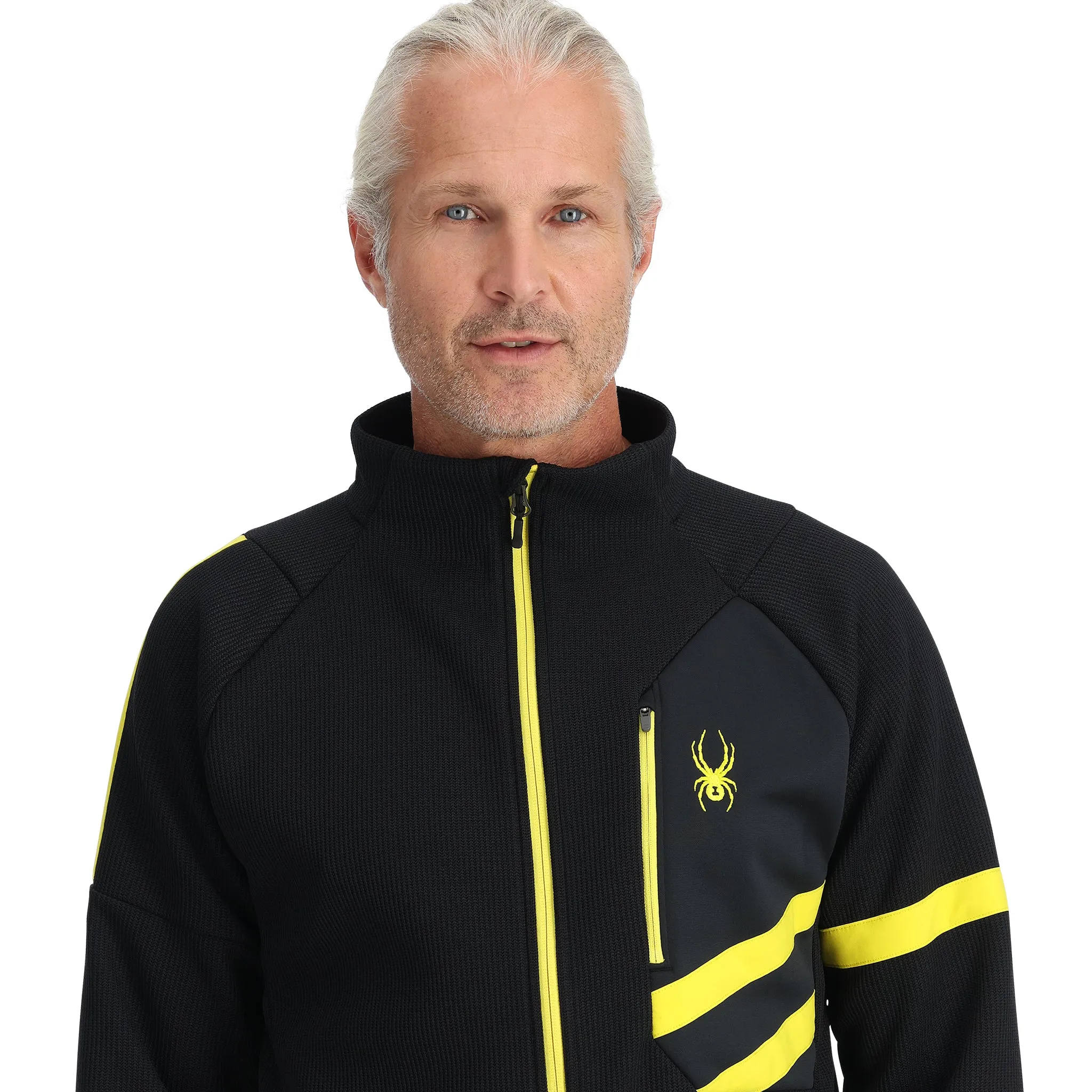 Mens Wengen Bandit Full Zip - Black